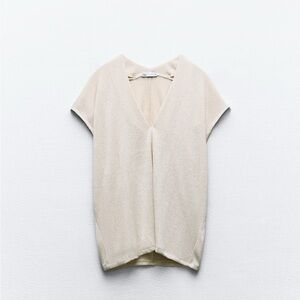 Knit Zara V neck top S